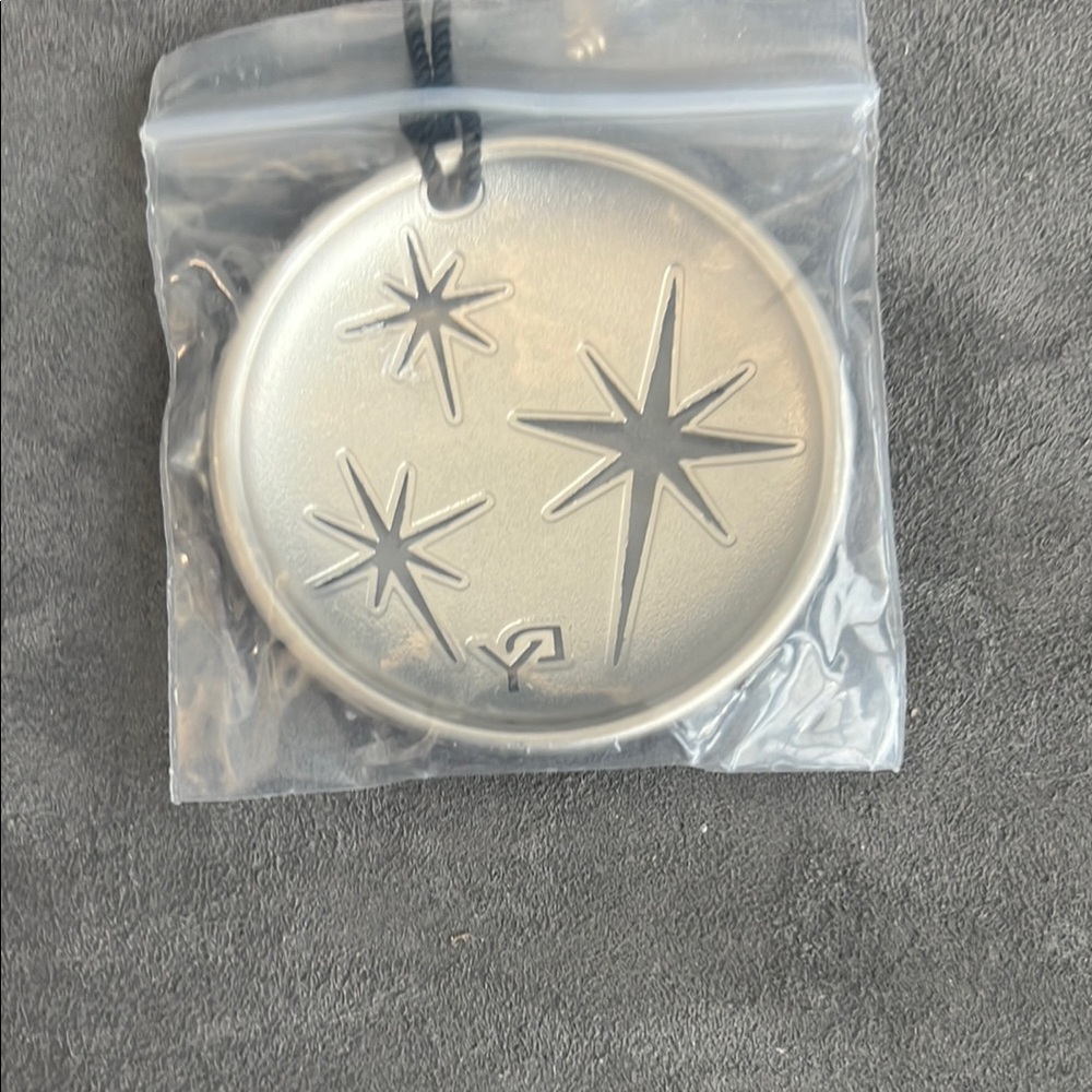 New Get 3 David Yurman Silver Starburst Pendants/Ornaments/Gift Tag/Jewelry - Picture 7 of 7